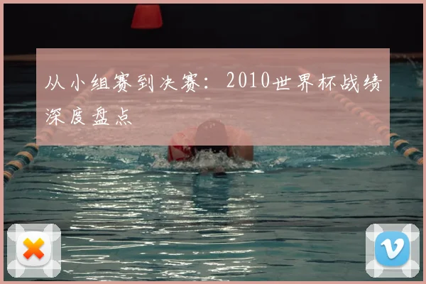 从小组赛到决赛：2010世界杯战绩深度盘点