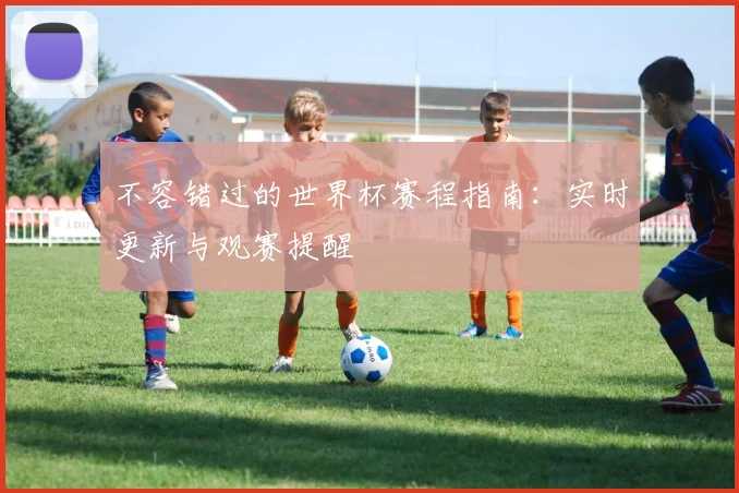 不容错过的世界杯赛程指南：实时更新与观赛提醒